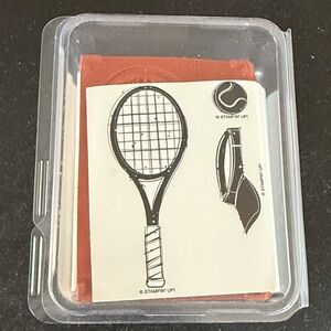 VINTAGE UNUSED RARE Tennis Rubber Stamps | Stampin’ Up 1998